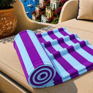 PETTI Artigiani Italiani Microfibre Beach Towel, Beach or Pool Towel, Beach Towel, Large 90 x 180 cm, Light Blue Stripes PETTI Artigiani Italiani Microfibre Beach Towel, Beach or Pool Towel, Beach Towel, Large 90 x 180 cm, Light Blue Stripes