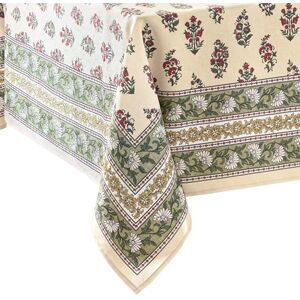 Elrene Home Fashions Nomad Winter Block Print Christmas/Holiday Rectangle Wrinkle Resistant Tablecloth, 60"x84 Elrene Home Fashions Nomad Winter Block Print Christmas/Holiday Rectangle Wrinkle Resistant Tablecloth, 60"x84