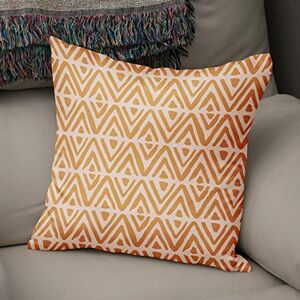 Bonamaison Decorative Cushion Cover, Polycotton, Orange, Standard Bonamaison Decorative Cushion Cover, Polycotton, Orange, Standard