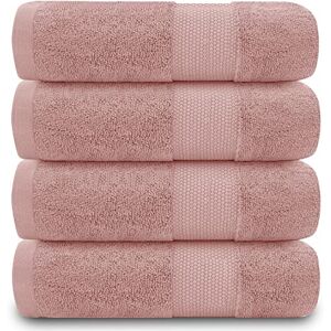 Lorena Blush Pink 700 GSM Egyptian Cotton Towels - Bathroom Set of 4 Lorena Blush Pink 700 GSM Egyptian Cotton Towels - Bathroom Set of 4