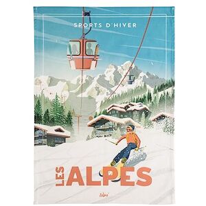Coucke The Alps Cotton Tea Towel - Vintage, Absorbent, Easy Care Coucke The Alps Cotton Tea Towel - Vintage, Absorbent, Easy Care