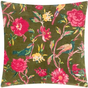 furn. Wylder Aviary Cushion Cover – Cotton Velvet Country Garden Bird Decorative Case (Woodgrove Green – 50x50cm) furn. Wylder Aviary Cushion Cover – Cotton Velvet Country Garden Bird Decorative Case (Woodgrove Green – 50x50cm)