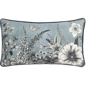 Wylder Nature Harlington Gardenia Floral Piped Polyester Filled Cushion, 30 x 50cm Wylder Nature Harlington Gardenia Floral Piped Polyester Filled Cushion, 30 x 50cm