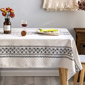 GLORY SEASON Geometric Table Cloth Modern and Minimalist Tablecloth Linen Farmhouse Decoration 55x102 Rectangle Printed Boho Pattern Non-Fade Washable Oblong Table Cover for Kitchen Dining Tabletop GLORY SEASON Geometric Table Cloth Modern and Minimalist Tablecloth Linen Farmhouse Decoration 55x102 Rectangle Printed Boho Pattern Non-Fade Washable Oblong Table Cover for Kitchen Dining Tabletop