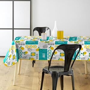 Douceur d'Intérieur , Rectangular Tablecloth (140 x 240 cm) Citronnade, PVC Printed Douceur d'Intérieur , Rectangular Tablecloth (140 x 240 cm) Citronnade, PVC Printed
