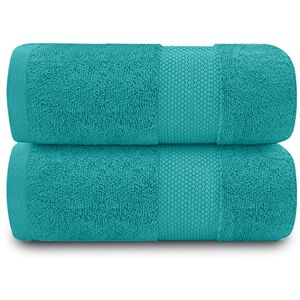 GC GAVENO CAVAILIA Soft Bath Towel Set 2 Pieces Egyptian Cotton Bathroom Towel 700 GSM Hotel Collection Towels Water Absorbent Towels Sets, Teal, 70X125 GC GAVENO CAVAILIA Soft Bath Towel Set 2 Pieces Egyptian Cotton Bathroom Towel 700 GSM Hotel Collection Towels Water Absorbent Towels Sets, Teal, 70X125