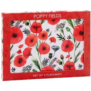 The Leonardo Collection Finola Stack Poppy Placemats Set of 4 For Dining Ideal Kitchen Mats Non Slip Washable Place Mats For Table Easy to Clean Table Mats For Dinner Plates & Any Time Meal The Leonardo Collection Finola Stack Poppy Placemats Set of 4 For Dining Ideal Kitchen Mats Non Slip Washable Place Mats For Table Easy to Clean Table Mats For Dinner Plates & Any Time Meal