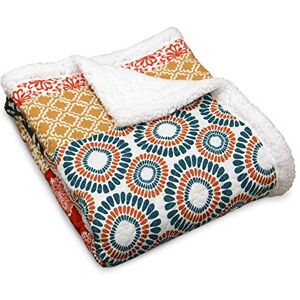 Lush Decor Bohemian Stripe Sherpa Throw - Throw Blanket Lush Decor Bohemian Stripe Sherpa Throw - Throw Blanket