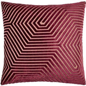 Paoletti Evoke Velvet Cushion Cover – Luxurious Chevron Pattern Decorative Square Cushion Case (Burgundy 55x55cm) Paoletti Evoke Velvet Cushion Cover – Luxurious Chevron Pattern Decorative Square Cushion Case (Burgundy 55x55cm)