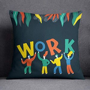 Bonamaison Decorative Cushion Cover - Multicolor - 45X45 - Decor Bonamaison Decorative Cushion Cover - Multicolor - 45X45 - Decor