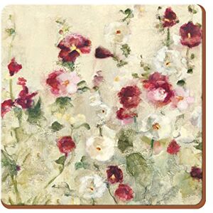 Creative Labs Wild Field Poppies Premium 6 Piece Set of Cork Backed Coasters by, Multi-colour, 10.5 x 10.5 cm (4" x 4") Creative Labs Wild Field Poppies Premium 6 Piece Set of Cork Backed Coasters by, Multi-colour, 10.5 x 10.5 cm (4" x 4")