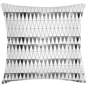 Tak Design Cotton Cushion - White/Silver - 45x45x2 mm Tak Design Cotton Cushion - White/Silver - 45x45x2 mm
