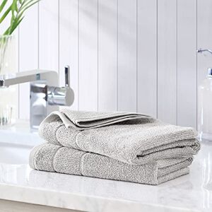 Tommy Bahama - Hand Towels, Absorbent & Fade Resistant Cotton Towel Set, Fashionable Bathroom Decor (Island Retreat Grey, 2 Piece) Tommy Bahama - Hand Towels, Absorbent & Fade Resistant Cotton Towel Set, Fashionable Bathroom Decor (Island Retreat Grey, 2 Piece)