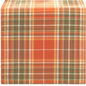 Elrene Home Fashions Hawley Plaid Harvest Fall/Thanksgiving Cotton Console Centerpiece/Table Runner, 13"x90 Elrene Home Fashions Hawley Plaid Harvest Fall/Thanksgiving Cotton Console Centerpiece/Table Runner, 13"x90