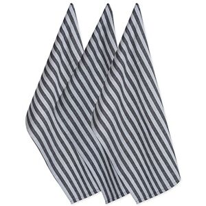 DII 100% Cotton Decorative Jacquard Dish Towels, Black and White Geometric desgign, 18x28, Set of 3, Perfect for Every Day Home Kitchen, Holidays and Housewarming Gifts-Stripe DII 100% Cotton Decorative Jacquard Dish Towels, Black and White Geometric desgign, 18x28, Set of 3, Perfect for Every Day Home Kitchen, Holidays and Housewarming Gifts-Stripe