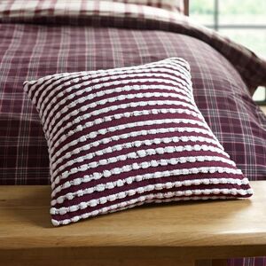 Catherine Lansfield Stab Stitch 43x43cm Cushion Plum Catherine Lansfield Stab Stitch 43x43cm Cushion Plum