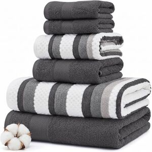 Modern Threads Pax 6-Piece Reversible Jacquard Towel Set - Bath Towels, Hand Towels, & Washcloths Modern Threads Pax 6-Piece Reversible Jacquard Towel Set - Bath Towels, Hand Towels, & Washcloths