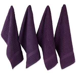 DII Cotton Waffle Terry Dish Towels - 15 x 26 Set of 4 - Eggplant DII Cotton Waffle Terry Dish Towels - 15 x 26 Set of 4 - Eggplant