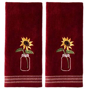 SKL Home by Saturday Knight Ltd. Sunflower In Jar 2 Pc Hand Towel Set - Hand Towel Set SKL Home by Saturday Knight Ltd. Sunflower In Jar 2 Pc Hand Towel Set - Hand Towel Set