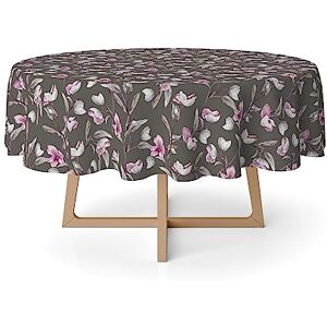 Martina Home Olga Magenta Resin Tablecloth 140 Round Martina Home Olga Magenta Resin Tablecloth 140 Round