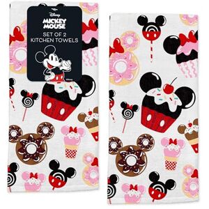 Best Brands Disney Kitchen Towels – 2-Pack 100% Cotton Kitchen Towels Set – 16" x 26" Soft & Absorbent Dish Towels – Mickey, Minnie & Stitch Designs – Durable, Machine Washable (Mickey & Minnie Sweets) Best Brands Disney Kitchen Towels – 2-Pack 100% Cotton Kitchen Towels Set – 16" x 26" Soft & Absorbent Dish Towels – Mickey, Minnie & Stitch Designs – Durable, Machine Washable (Mickey & Minnie Sweets)