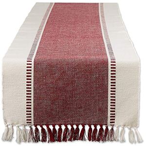 DII Woven Table Runner, Cotton, Redwood, 13x72 (13x77.5, Fringe Included) DII Woven Table Runner, Cotton, Redwood, 13x72 (13x77.5, Fringe Included)