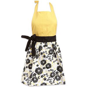 DII Protect Your Clothing While Entertaining, Cooking or Cleaning with This Trendy, Fashionable Kitchen Staple, Cotton, Black Daisy, One Size DII Protect Your Clothing While Entertaining, Cooking or Cleaning with This Trendy, Fashionable Kitchen Staple, Cotton, Black Daisy, One Size