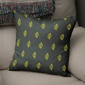 Bonamaison Decorative Cushion Cover, Polycotton, Yellow, Standard Bonamaison Decorative Cushion Cover, Polycotton, Yellow, Standard