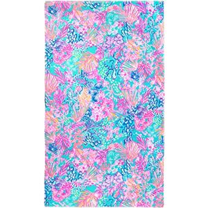 Lilly Pulitzer Oversized Pool/Beach Towel, 40 x 70, Large Terry Cloth Towel for Adults, Splendor in The Sand Lilly Pulitzer Oversized Pool/Beach Towel, 40 x 70, Large Terry Cloth Towel for Adults, Splendor in The Sand