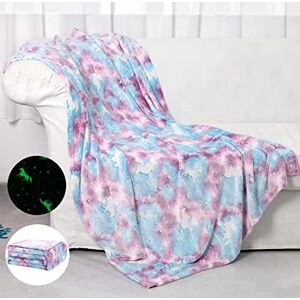 SALIMAH Glow in The Dark Blanket Unicorns Gifts for Girls,Unicorn Party Blankets,Luminous Girls Toys,Soft Kids Blankets,for 1-10 Year Old Girl Birthday Christmas Halloween Thanksgiving Easter Gifts,60 x 50in SALIMAH Glow in The Dark Blanket Unicorns Gifts for Girls,Unicorn Party Blankets,Luminous Girls Toys,Soft Kids Blankets,for 1-10 Year Old Girl Birthday Christmas Halloween Thanksgiving Easter Gifts,60 x 50in