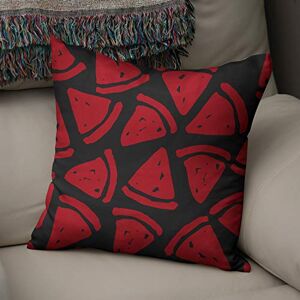 Bonamaison Decorative Cushion Cover Red & Black, Throw Pillow Covers, Home Decorative Pillowcases for Livingroom, Sofa, Bedroom, Size: 50x50 Cm Designed and Manufactured in Turkey Bonamaison Decorative Cushion Cover Red & Black, Throw Pillow Covers, Home Decorative Pillowcases for Livingroom, Sofa, Bedroom, Size: 50x50 Cm Designed and Manufactured in Turkey