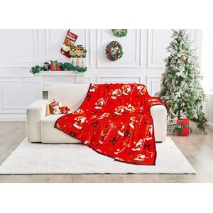 GC GAVENO CAVAILIA Santa Christmas Fleece Blanket Soft Fluffy Sherpa Throw Blanket for Sofa, Bed & Couch Warm Winter Thick Faux Fur Throws (200x240 cm) Extra Large Xmas Blanket & Adults GC GAVENO CAVAILIA Santa Christmas Fleece Blanket Soft Fluffy Sherpa Throw Blanket for Sofa, Bed & Couch Warm Winter Thick Faux Fur Throws (200x240 cm) Extra Large Xmas Blanket & Adults