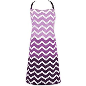 DII Eggplant Chevron Unisex Apron - Kitchen Cooking & Baking Gear DII Eggplant Chevron Unisex Apron - Kitchen Cooking & Baking Gear