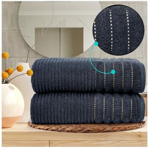 GC GAVENO CAVAILIA 2-Pack Bath Towels 100% Egyptian Cotton, 650 GSM Ultra Soft, Highly Absorbent & Quick Dry Luxury Bathroom Towels, Washable Bath Towels for Bath, Hotel & Gym (70x120 cm) Black GC GAVENO CAVAILIA 2-Pack Bath Towels 100% Egyptian Cotton, 650 GSM Ultra Soft, Highly Absorbent & Quick Dry Luxury Bathroom Towels, Washable Bath Towels for Bath, Hotel & Gym (70x120 cm) Black