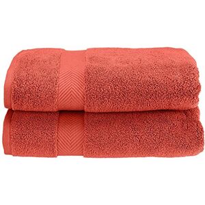Superior Collection 100% Zero Twist Cotton Super Soft and Absorbent Bath Towel Set, Coral (Set of 2) Superior Collection 100% Zero Twist Cotton Super Soft and Absorbent Bath Towel Set, Coral (Set of 2)