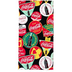 The Gift Scholars Officially Licensed Coca-Cola Pop Art Beach Towel, 140 x 70 cm, Large 'Enjoy' Warhol-Style Print, Vibrant Summer Holiday Pool Accessory The Gift Scholars Officially Licensed Coca-Cola Pop Art Beach Towel, 140 x 70 cm, Large 'Enjoy' Warhol-Style Print, Vibrant Summer Holiday Pool Accessory