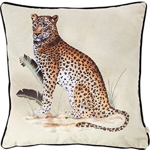 Evans Lichfield Kibale Leopard Cushion Cover, Multi, 50 x 50cm Evans Lichfield Kibale Leopard Cushion Cover, Multi, 50 x 50cm