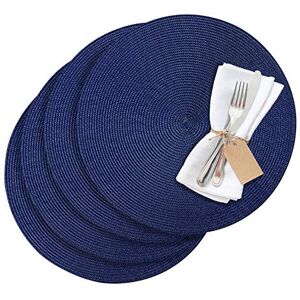Westmark Placemats, 4 pieces, Ø 38 cm, Polypropylene, Blue, Saleen Edition: Circle Westmark Placemats, 4 pieces, Ø 38 cm, Polypropylene, Blue, Saleen Edition: Circle