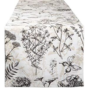 DII Botanical Butterfly Kitchen Collection, Table Runner, 14x72 DII Botanical Butterfly Kitchen Collection, Table Runner, 14x72