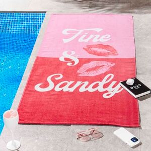 Catherine Lansfield Fine and Sandy Beach Towel Pair Catherine Lansfield Fine and Sandy Beach Towel Pair
