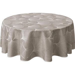 Le linge de Jules Biloba Stain-Resistant Tablecloth Round 160 cm Le linge de Jules Biloba Stain-Resistant Tablecloth Round 160 cm