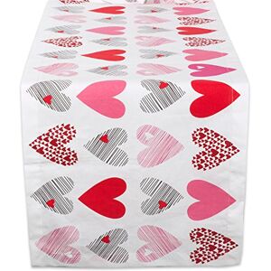 DII Valentine's Day Table Top Collection, Table Runner, 14x108, Hearts Collage DII Valentine's Day Table Top Collection, Table Runner, 14x108, Hearts Collage