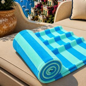 PETTI Artigiani Italiani Microfibre Beach Towel, Beach or Pool Towel, Beach Towel, Large 90 x 180 cm, Tiffany Stripes PETTI Artigiani Italiani Microfibre Beach Towel, Beach or Pool Towel, Beach Towel, Large 90 x 180 cm, Tiffany Stripes