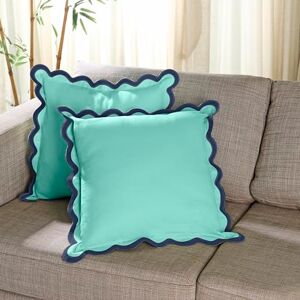 Folkulture Throw Pillow Covers 20x20, Set of 2 Cotton Scalloped Pillow Cover, Decorative Pillows, Cute Outdoor Pillows, Boho Throw Pillows for Couch, Gray Pillow Covers, Couch Pillows for Living Room Folkulture Throw Pillow Covers 20x20, Set of 2 Cotton Scalloped Pillow Cover, Decorative Pillows, Cute Outdoor Pillows, Boho Throw Pillows for Couch, Gray Pillow Covers, Couch Pillows for Living Room