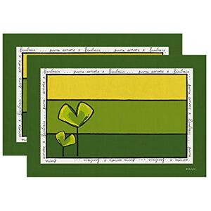 Egan Model Paf63/07 V - Placemat Set, Cotton, Green Egan Model Paf63/07 V - Placemat Set, Cotton, Green