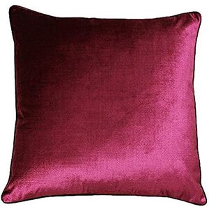 Paoletti Riva Luxe Velvet Polyester Filled Cushion Cranberry Pink Soft Velvet Feel Fabric Reversible Hidden Zip Closure Machine Washable 100% Polyester Case 55 x 55cm (22" x 22" inches) Paoletti Riva Luxe Velvet Polyester Filled Cushion Cranberry Pink Soft Velvet Feel Fabric Reversible Hidden Zip Closure Machine Washable 100% Polyester Case 55 x 55cm (22" x 22" inches)