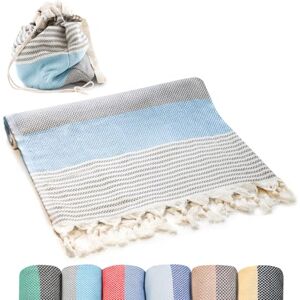 ATANI Grey Oversized Beach Towel Backpack 2-in-1 - Beach Towel ATANI Grey Oversized Beach Towel Backpack 2-in-1 - Beach Towel