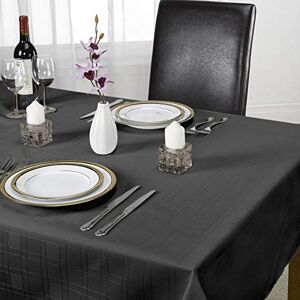 Emma Barclay Chequers Jacquard Table Cloth in Black 60x84 (152x213cm) Emma Barclay Chequers Jacquard Table Cloth in Black 60x84 (152x213cm)