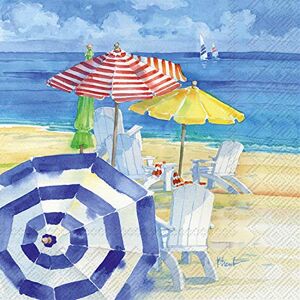 Boston International Ideal Home Range 20 Count Watercolor Beach Paper Cocktail Napkins Boston International Ideal Home Range 20 Count Watercolor Beach Paper Cocktail Napkins