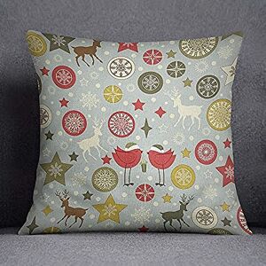 Bonamaison Decorative Cushion Cover, Cotton Polyester, Multicolor, 45x45 Bonamaison Decorative Cushion Cover, Cotton Polyester, Multicolor, 45x45